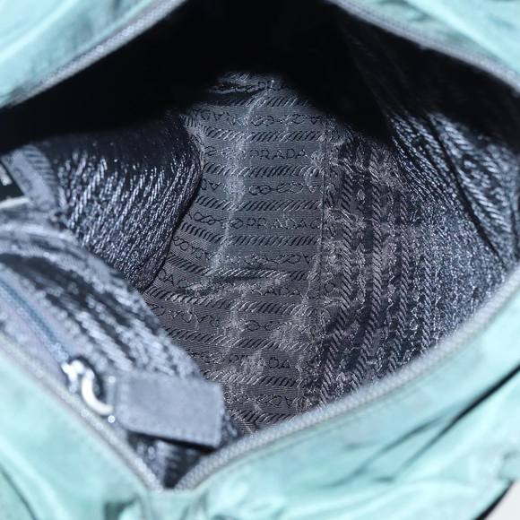 PRADA Hand Bag Nylon Khaki Auth cl840 - Picture 11 of 16